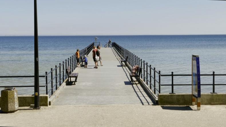 Wydłużono pomost w Rzucewie