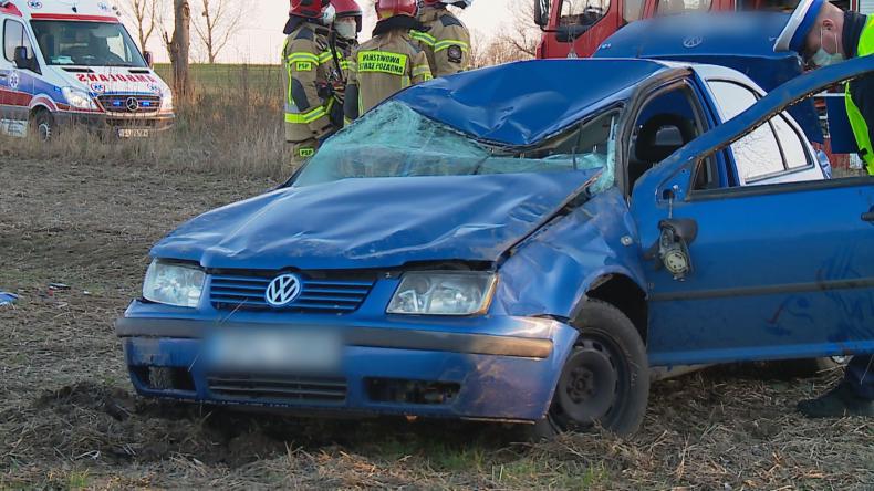 Młoda kobieta reanimowana po wypadku w Prusewie