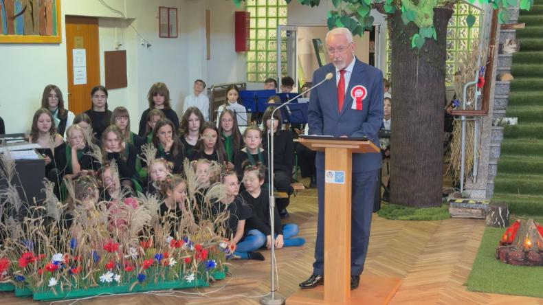 Uroczyste obchody Dnia Niepodległości w wejherowskiej "Piątce"