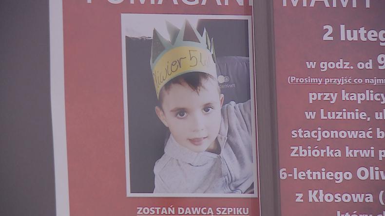 Niemal sto osób oddało krew dla Oliwiera