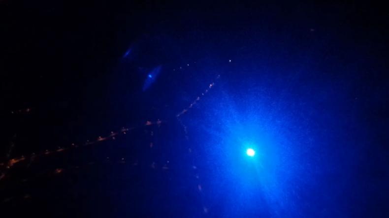 Za zabawę laserem grozi mu 8 lat odsiadki