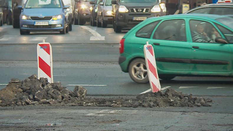 Skrzyżowanie w Redzie na ukończeniu