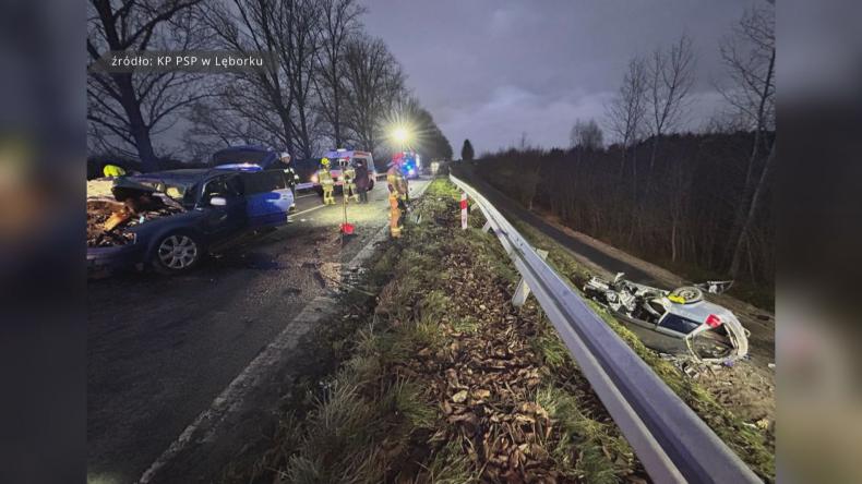 Śmiertelny wypadek w powiecie lęborskim