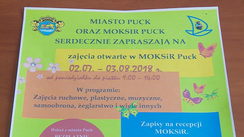 W wakacje najmłodsi pucczanie nie będą się nudzić