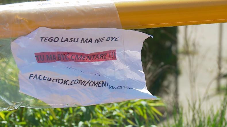 Mieszkańcy nie chcą cmentarza zamiast lasu