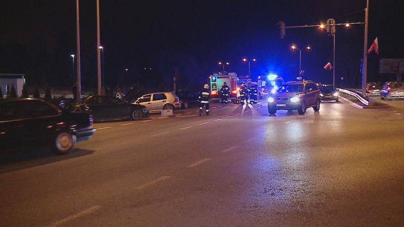Wypadek na K6 w Redzie