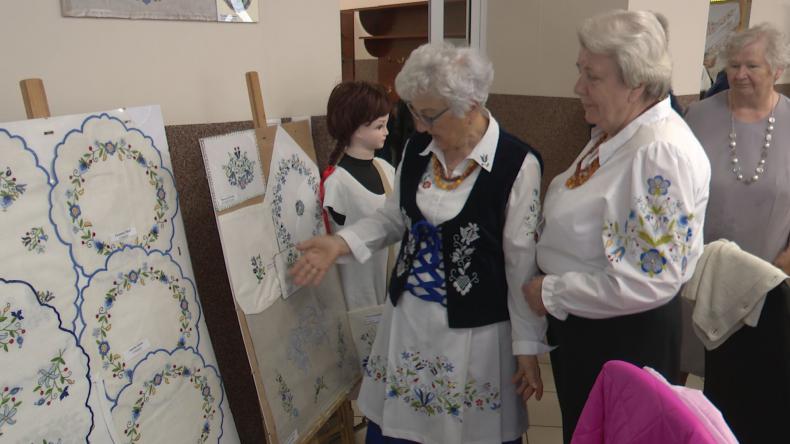 Kaszubskie hafty na wystawie w Lini