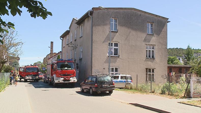Akcja na ul. Śmiechowskiej, zagrożenie szybko opanowane