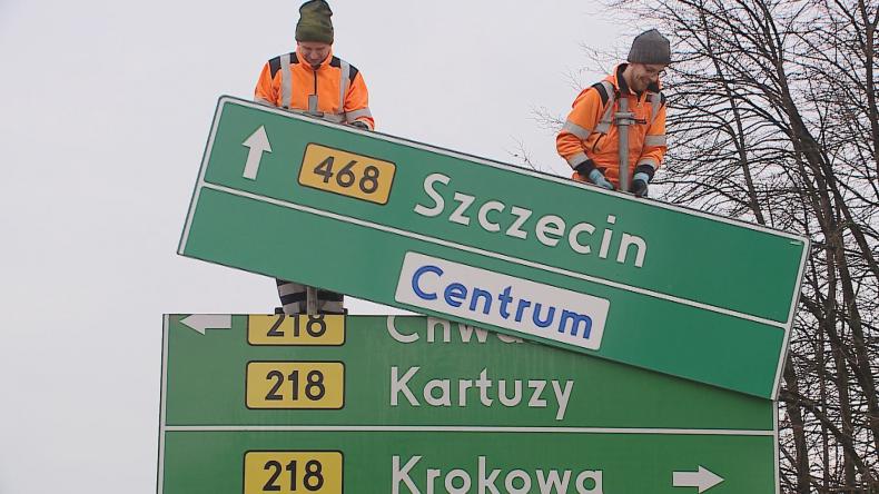 Zmiana oznakowania dawnej DK6