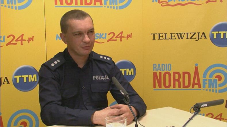 kom. Michał Rusak - rzecznik Komendy Miejskiej Policji w Gdyni