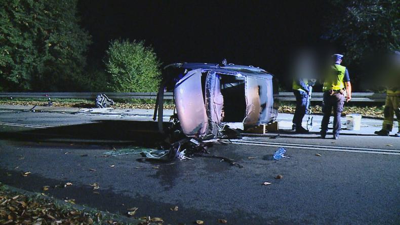 Dachowanie w Chłapowie, dwie osoby w szpitalu