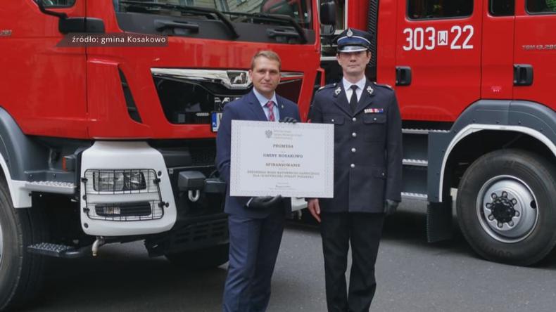 Rządowa promesa na wóz strażacki już w Kosakowie