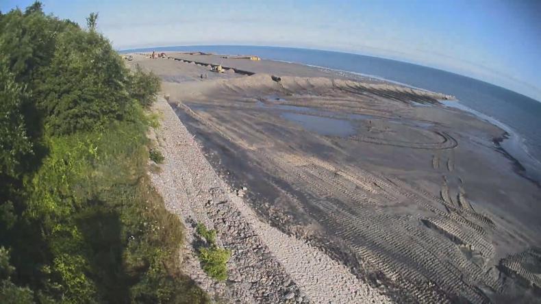 Przybywa plaży w Jastrzębiej Górze