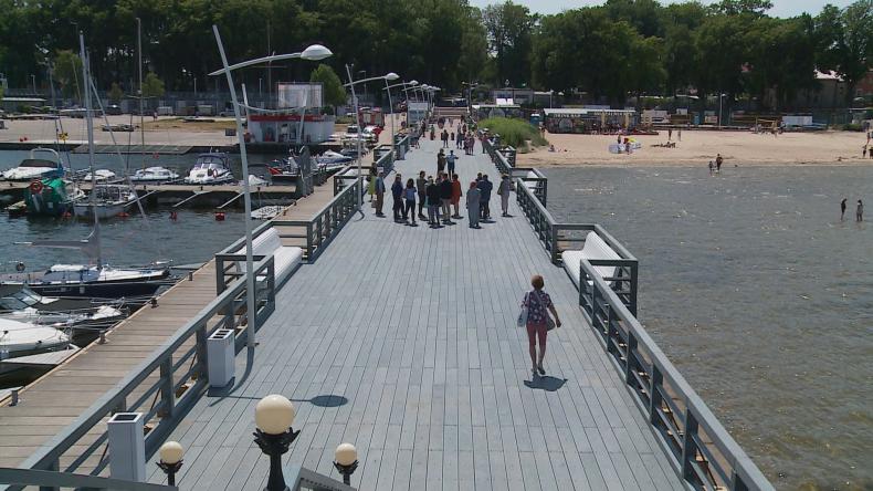 Puckie molo otwarte po remoncie