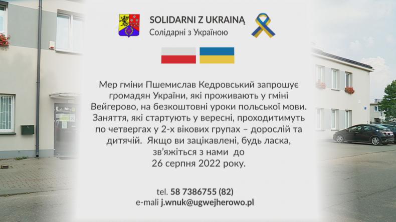 Darmowe lekcje języka polskiego dla Ukraińców