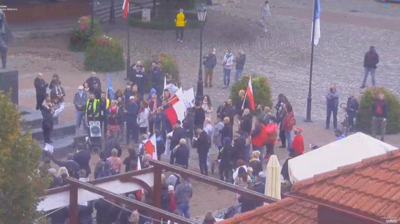 Policjanci skontrolowali wejherowskie zgromadzenie