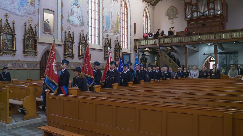 Strażacy pielgrzymowali do Sanktuarium w Swarzewie