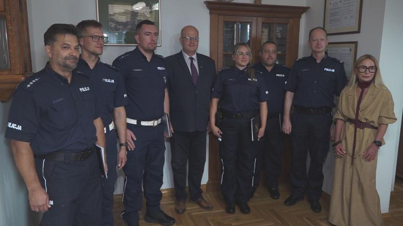 Nagrody dla funkcjonariuszy KPP w Wejherowie
