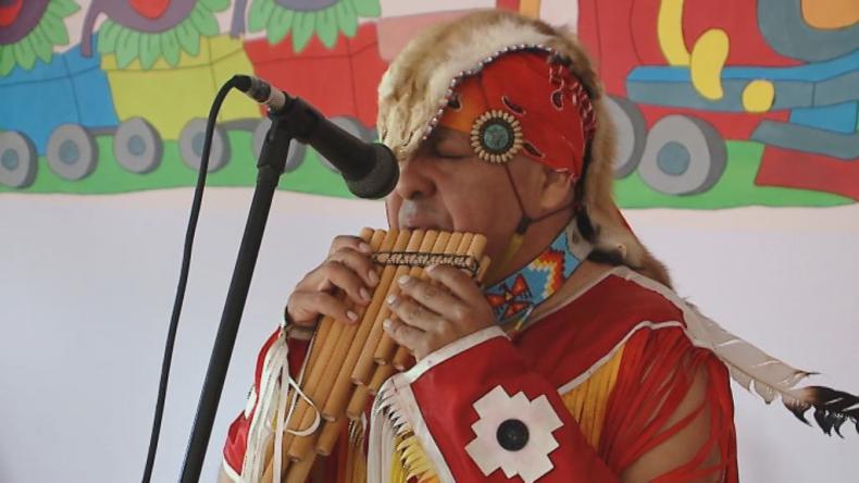 Indianie w przedszkolu zrobili furorę