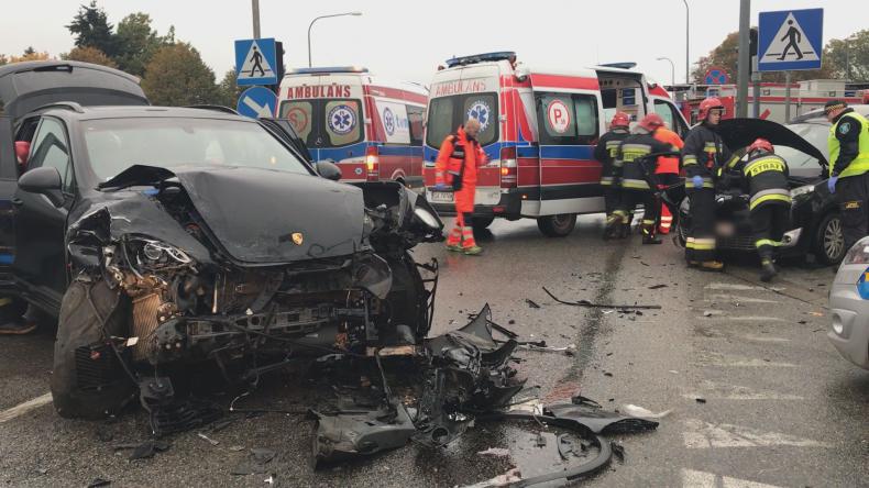 Wypadek w Wejherowie, wśród poszkodowanych dziecko