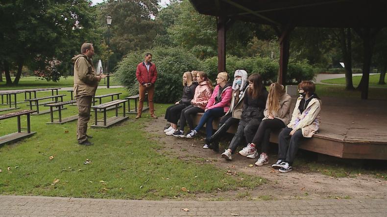 Uczniowie  rozmawiali o środowisku i ekologii