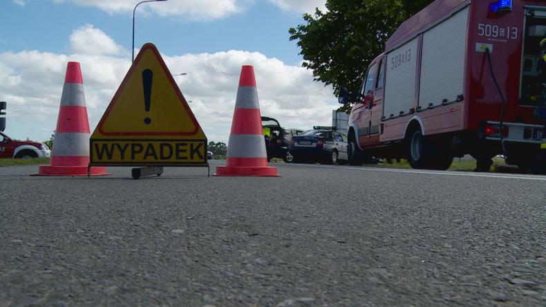 Wypadek drogowy we Władysławowie