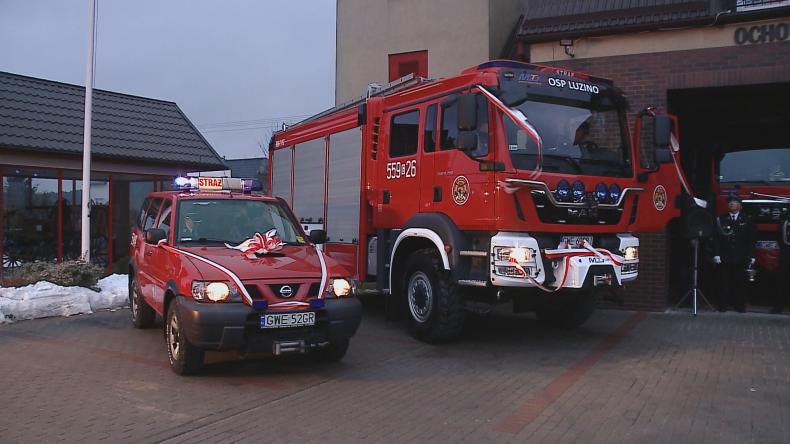 Nowe wozy zasiliły ochotników z Choczewa i Luzina
