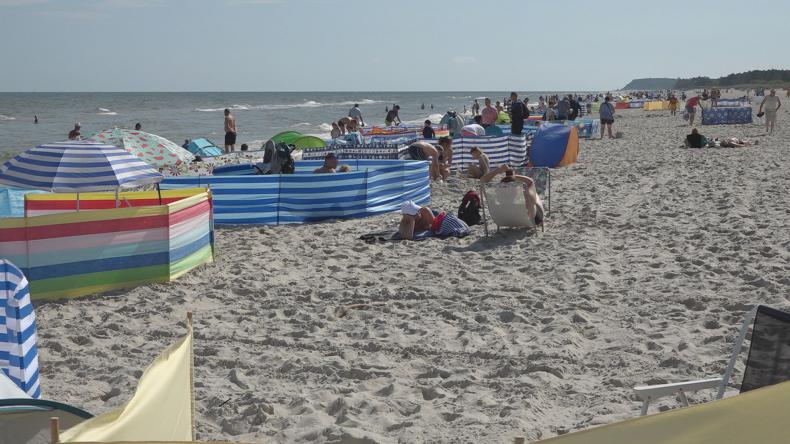Sezon plażowy w pełni