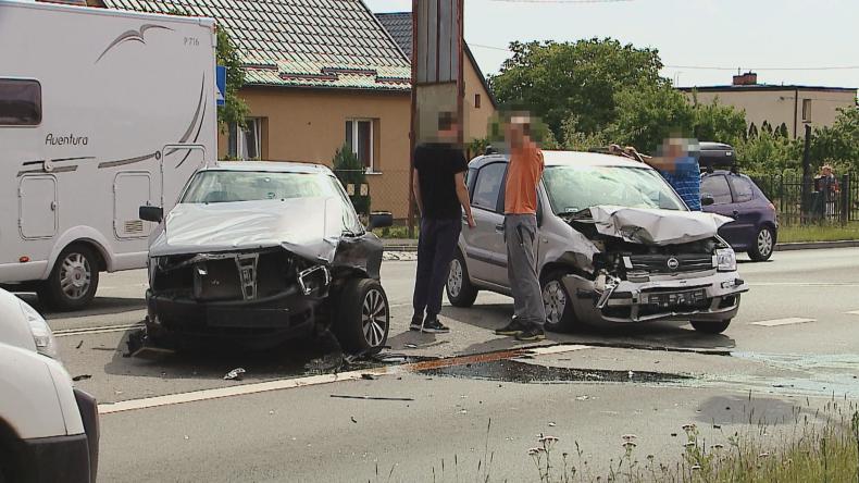 Kolizja na ulicy Puckiej w Redzie