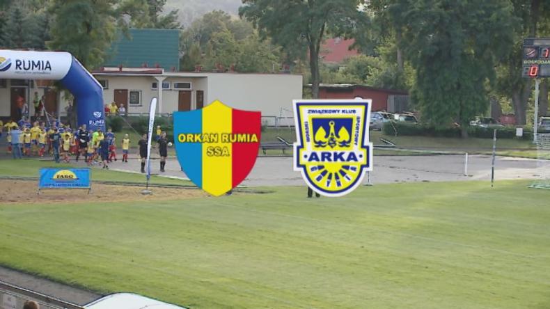 Mecz piłki nożnej: Orkan Rumia - Arka Gdynia 1 połowa