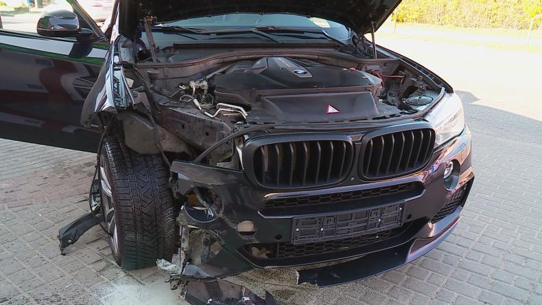 Auto wypadło z drogi w Redzie