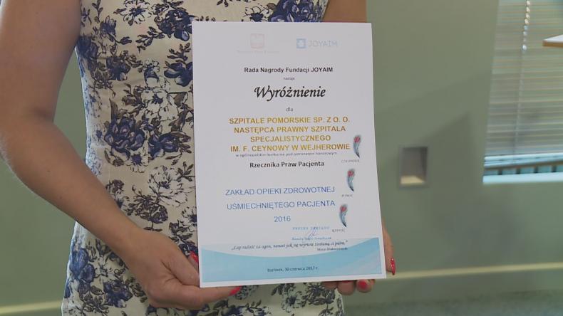 Wolontariusze z wejherowskiego szpitala z nagrodą za uśmiech